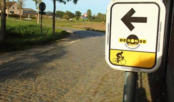 The Tour of Flanders cycling route
