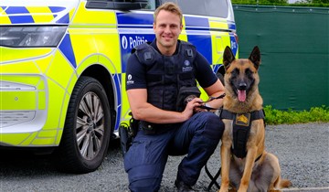 Politiezone stelt nieuwe drone en politiehond voor